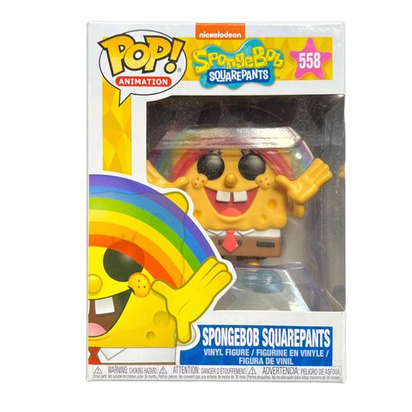 Funko Pop Animation Sponge Bob Squarepants Rainbow 558 Collectible Vinyl Figure - Picture 7 of 7